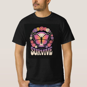 T-shirt Survivre Papillon