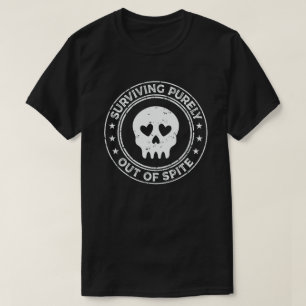 T-shirt Survivre Purement Hors D'Épée Drôle Plaisanterie
