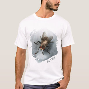 T-shirt Survol. Photo rapprochée d'une mouche