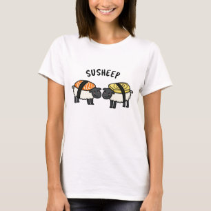 T-shirt Susheep Funky Sushi Sheep Pun