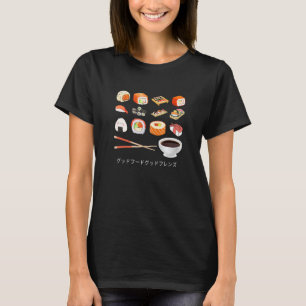 T-shirt Sushi Bonne nourriture bons amis Mignon Amusant