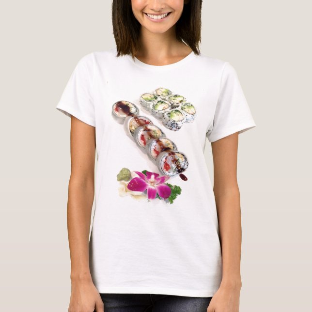 T-shirt Sushi California Rolls (Devant)