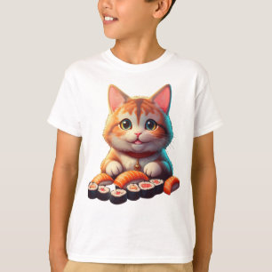 T-shirt Sushi Cat