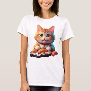 T-shirt Sushi Cat