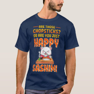 T-shirt Sushi Cat Anime Merch Manga Cosplay Nourriture jap