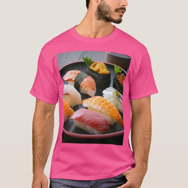 T-shirt Sushi Circle – Japanese Round Dance (Devant)