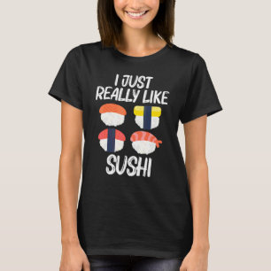 T-shirt Sushi Cool Pour Hommes Femmes Sashimi Japonais Fru