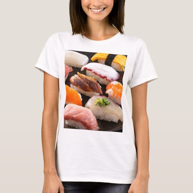 T-shirt Sushi Dream – Jewels of the Sea (Devant)