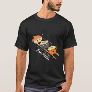 T-shirt Sushi Fun Kawaii Neko Anime Sushi Lovers