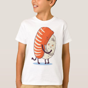 T-shirt Sushi Hug Cute Kawaii Japonais