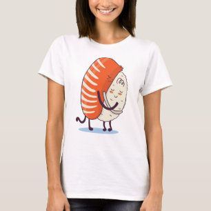 T-shirt Sushi Hug Cute Kawaii Japonais