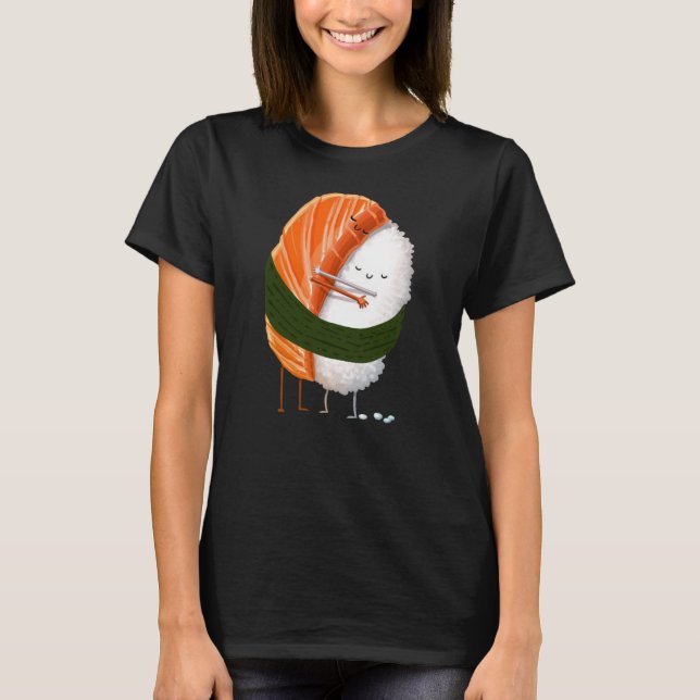 T-shirt Sushi Hug japonais (Devant)