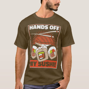 T-shirt Sushi japonais Maki Sushi Kawaii Mains Pr