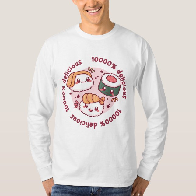 T-shirt sushi kawaii avec des citations drôles pour amoure (Devant)