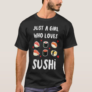 T-shirt Sushi Maki Nigiri Japon Nourriture Sake Ebi Unagi
