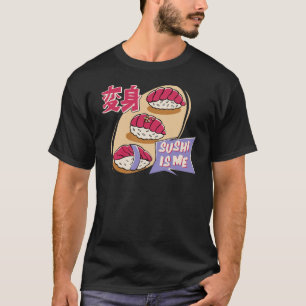 T-shirt Sushi M'est Mignonne Illustration de Nourriture Ja