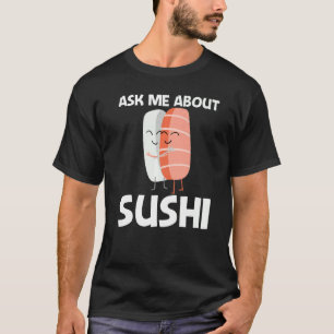 T-shirt Sushi Mignon Pour Hommes Femmes Cuisine Japonaise