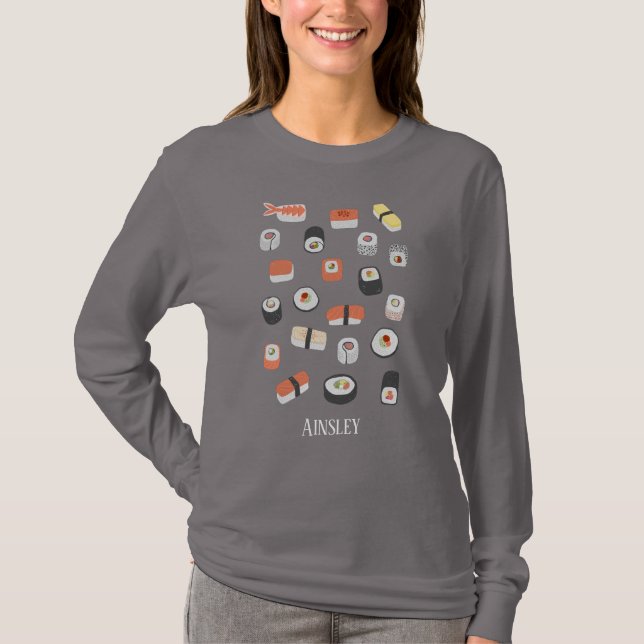 T-shirt Sushi personnalisé (Devant)