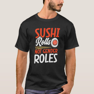 T-shirt Sushi Rolls Non Sexe Rôles Sushi Japon Japonais