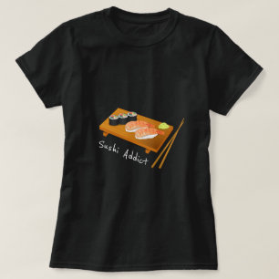 T-shirt Sushi slogan accroc cuisine japonaise mignonne