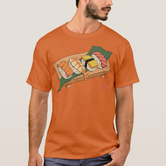 T-shirt Sushi Ukiyoe