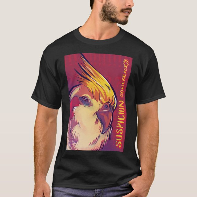 T-shirt Suspicion Calopsita (Devant)