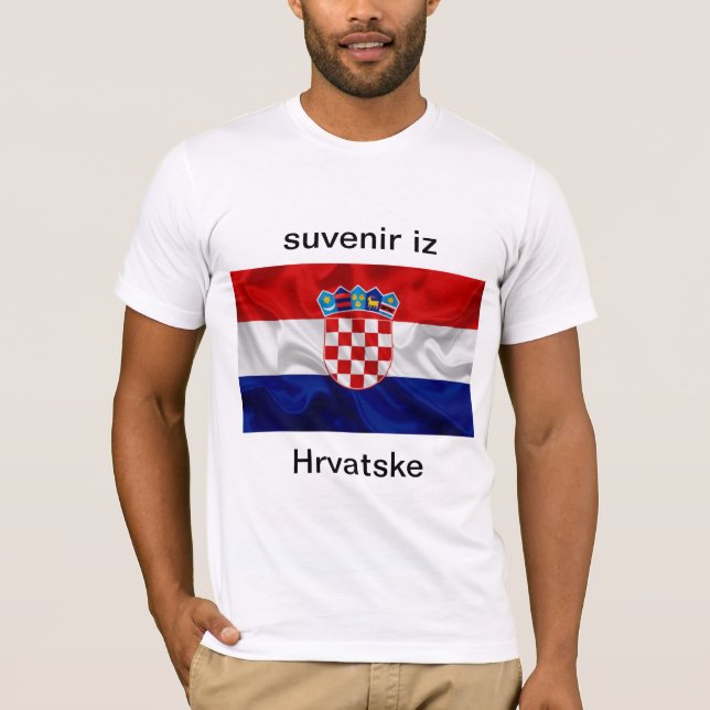 T - Shirt suvenir iz Hrvatske (Vorderseite)