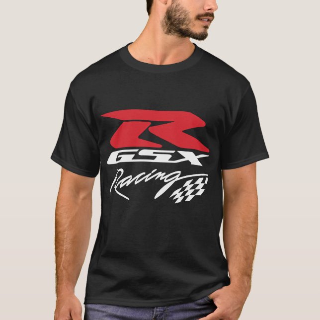 T-shirt Suzuki Gsxr Premiu superbe imprimé par moto de (Devant)