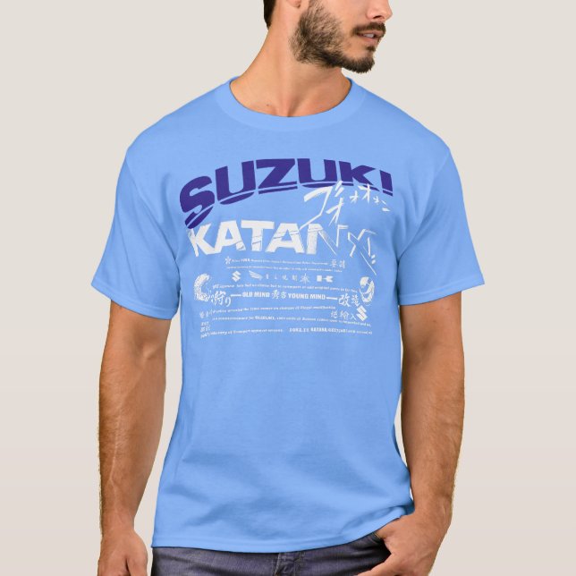 T-shirt suzuki katana logo Dblue (Devant)