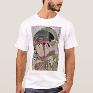 T-shirt Suzume de Yoshiwara par Kitagawa, Utamaro Ukiyoe