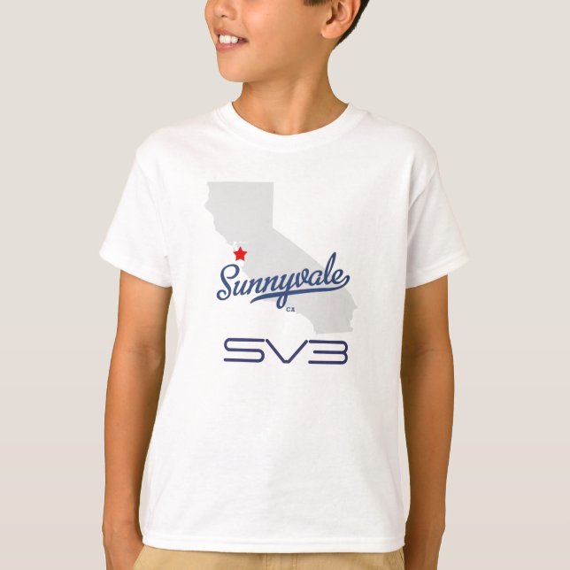 T-shirt SV3 - BBQ annuel d'événements de Sunnyvale le 3ème (Devant)