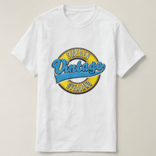 T-shirt Svealand Suède Style Vintage