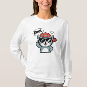 T-shirt Swagger du chat cool