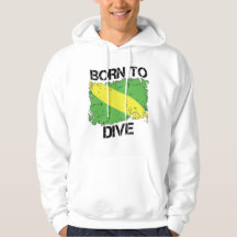 T-shirt sweat Born to Dive Nitrox Flag