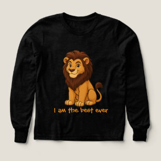 T-shirt sweat pour enfants lion mignon "Je suis le