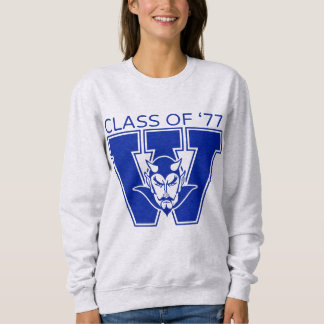 T-shirt sweat pour femmes de la promotion 1977 de