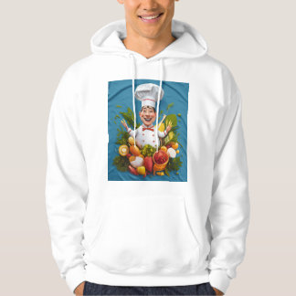 T-shirt sweat - shirt à capuche avec un chef heure