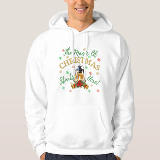T-shirt Sweat - shirt à capuche de Noël - Lanterne