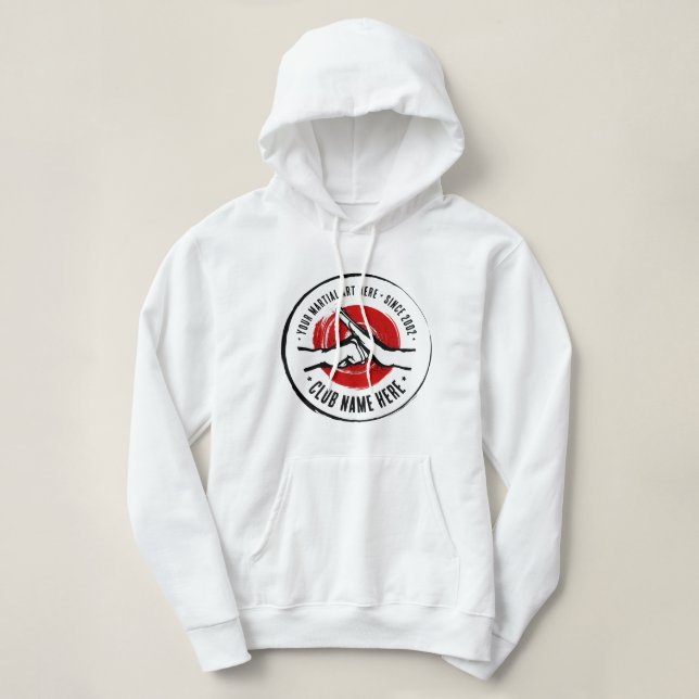 T-shirt Sweat - shirt à capuche du Martial Arts Cl (Design devant)