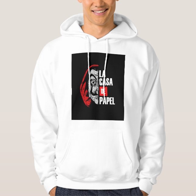 T-shirt sweat - shirt à capuche LA CASA DE PAPEL (Devant)