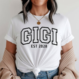T-shirt Sweat-shirt personnalisé Gigi, Chemise d'anniversa