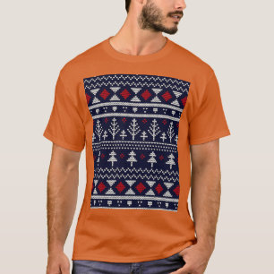 T-shirt Sweater de Noël Motif Easy Baby Tricot Patte
