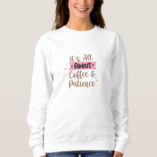 T-Shirt Sweatshirt à motif de café