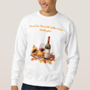 T - Shirt Sweatshirt Ansammlung Herbst Wein & Brot
