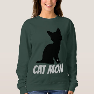 T-shirt SWEATSHIRT CAT MOM
