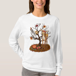 T-shirt Sweatshirt d'automne avec Cerf de Bébé