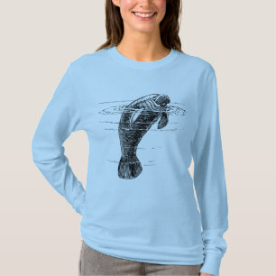 T-shirt Sweatshirt de la femme Manatee