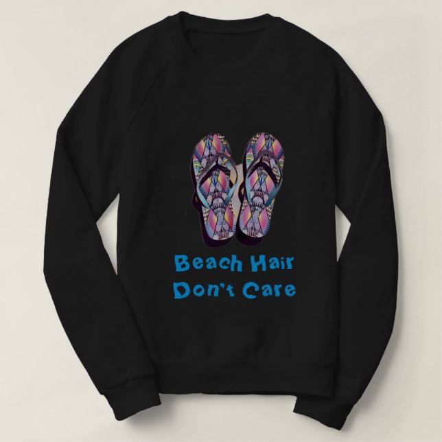 T-shirt Sweatshirt de plage (Design devant)