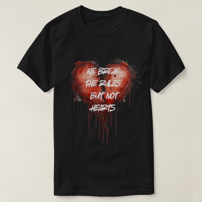 T-shirt sweatshirt de rupture des règles (Design devant)