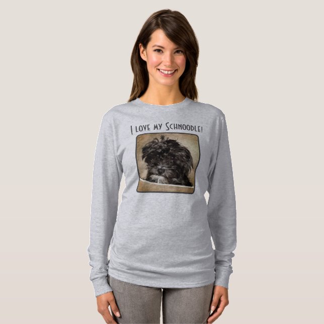 T-shirt Sweatshirt de Schnoodle Dog (Devant entier)